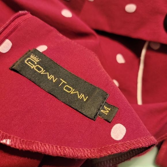 Gown Town Woman's Size Med Vintage Type Retro Dress Med - Picture 11 of 14